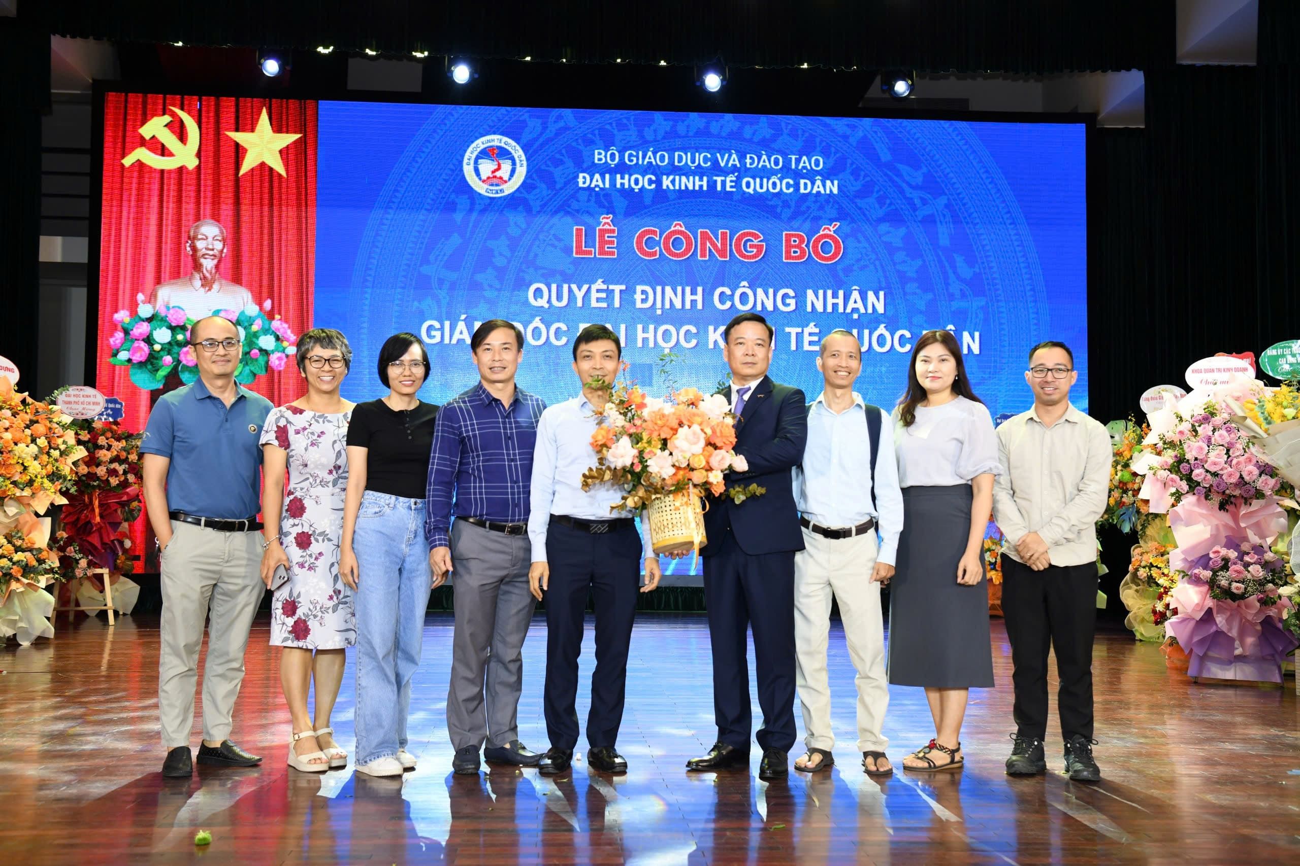 Trường Công nghệ chúc mừng Tân Giám đốc Đại học Kinh tế Quốc dân